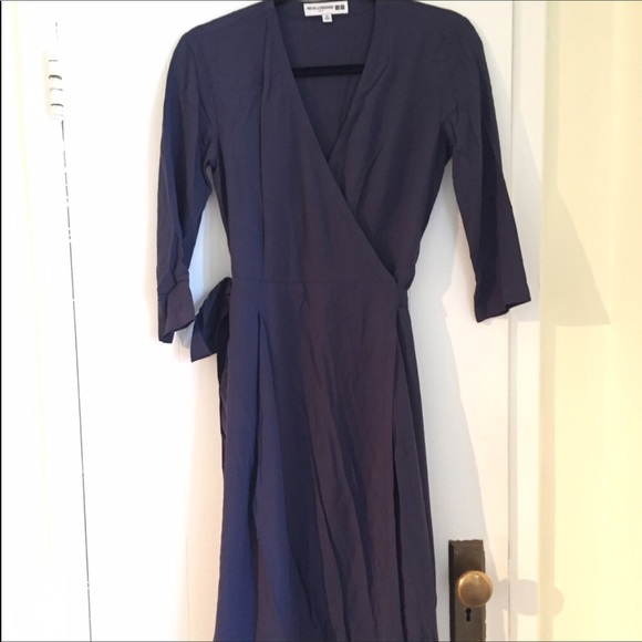 uniqlo wrap dress